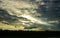 Clouds and Crepuscular Rays Over Iroquois County