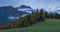 Clouds dancing around Mount Civetta in the Dolomites