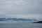 Clouds descend on the Hubbard Glacier