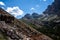 Clouds and Dolomite peaks nine