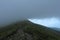 Clouds flowing in Bieszczady Mountains, Poland