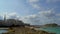 The clouds flying over a piracy fort of Saint-Malo.