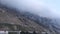 Clouds form on the Rock of Gibraltar