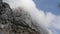 Clouds form on the Rock of Gibraltar