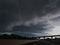 Clouds Forming a Tornado in Kansas City