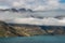Clouds inversion above lake Wakatipu