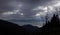 Clouds inversion from mountains. Slovakia