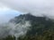 Clouds at Kalalau Lookout in Waimea Canyon on Kauai Island, Hawaii.