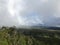 Clouds at Kalalau Lookout in Waimea Canyon on Kauai Island, Hawaii.