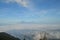 Clouds on mount Andong