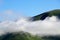 Clouds in the mountains in tibet