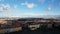 Clouds moving in high speed above Prague