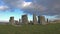 Clouds moving over Stonehenge