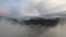 Clouds moving in Waimea Canyon