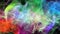 Clouds of multicolored particles