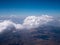 Clouds over Andes Mountains in Cusco, Peru