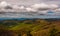 Clouds over the Blue Ridge Mountains, seen from Blackrock Summit in Shenandoah National Park