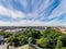 Clouds over the city of Saint Petersburg