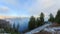 Clouds over the Crater lake