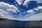 Clouds over Flathead Lake