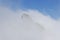 Clouds over the high Austrian region of Dachstein, view from the Dachstein cable car station, Austria, Europe