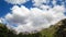 Clouds over mountain meadow, Tien Shan Mountains