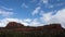 Clouds over Red Rocks of Sedona Timelapse Close up