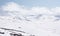 Clouds over slopes in Charlotte's Pass ski resort in Australia