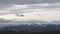 Clouds over Snowy Mountains Timelapse