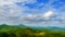 Clouds over tea plantation