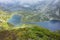 Clouds over The Twin, The Trefoil, The Fish and the upper Lakes, The Seven Rila Lakes