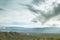 Clouds over valley from place known as Serrania del Hornocal