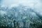 Clouds overlooking Taipei 101 Tower in Taipei on King