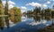 Clouds reflecting,Mirror Pond, Bend