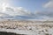 Clouds Resting on Top of Snaefellsness Glacier in iceland