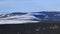 Clouds rolling over forested mountain ridge in winter, Jeseniky, Czech Republic