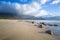 Clouds, Sea, Rocks, Sand...