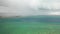 Clouds in the sky when it moves over the ocean. Epic tropical clouds. Indian ocean, Mauritius