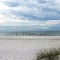 Clouds sky sea and sand in Southwest Florida