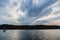 Clouds - SoliÅ„skie Lake in the Bieszczady Mountains in Poland - view from PolaÅ„czyk