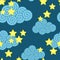 Clouds and stars