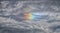 Clouds with a sundog