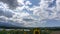 Clouds Sunrays Sunflowers Fields Kestel Bursa Turkey