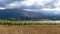 Clouds Sunrays Sunflowers Fields Kestel Bursa Turkey