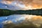 Clouds Sunset Price Lake Blue Ridge North Carolina