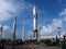 Clouds Swirl Behind Rocket Garden