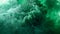 Clouds of thick green smoke. Abstract smoky background