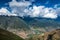 The clouds and valley in Deqin county Yunnan province