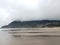 clouds and water on Neahkahnie beach in Manzanita Oregon