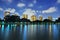 Clouds zooming past a lagoon at East Coast Park